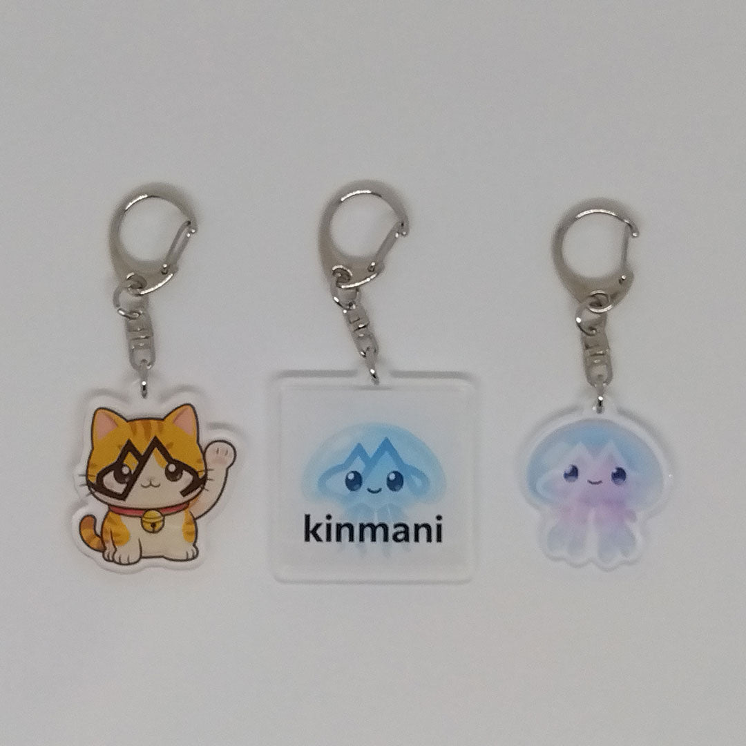 kinmani公式アイテム第6号 ゆるキャラアクリルキーホルダー